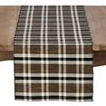 thumbnail image 6 of Fennco Styles Modern Plaid Woven Water Hyacinth Table Runner 16 x 72 Inch - Natural Table Cover for Home Décor, Dining Table, Banquets, Holiday and Special Events, 6 of 6