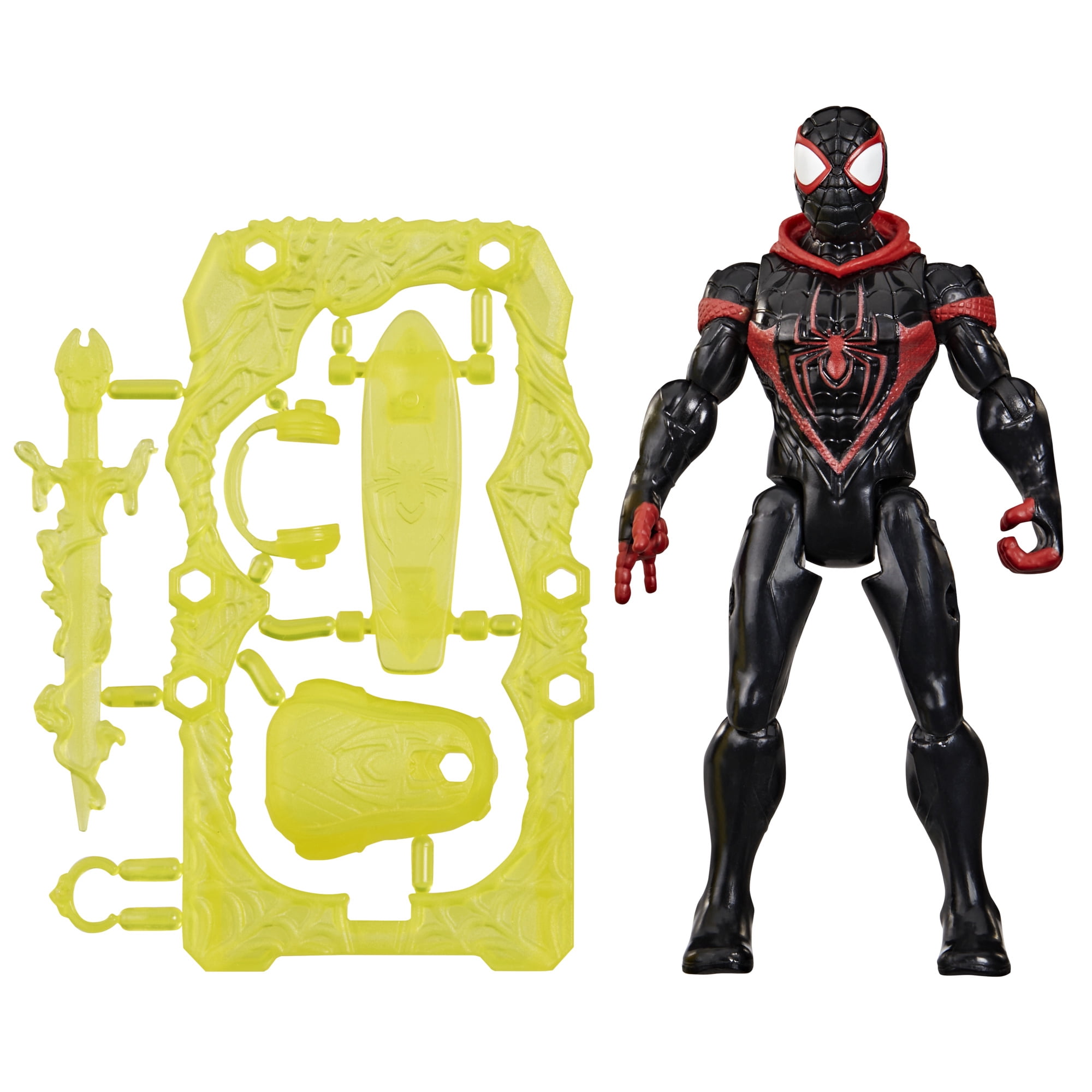 Marvel Spider-Man ActionVerse, Figurine Miles Morales de 11,5 cm et Accessoires, Jouets de Super-héros et Figurines pour Enfants, dès 4 Ans Marvel Spider-Man ActionVerse, Figurine Miles Morales de 11,5 cm et Accessoires, Jouets de Super-héros et Figurines pour Enfants, dès 4 Ans