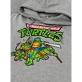 thumbnail image 2 of Tee Luv Men's Faded Teenage Mutant Ninja Turtles Cartoon Cast Hoodie (XXL), 2 of 4