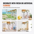 thumbnail image 5 of SKYSHALO 10-Piece Set 35.43" High Crystal Floral Stands, Elegant Gold Metal Vases for Centerpieces, Ideal for Weddings, Parties, Ceremonies, Dinners, Events, and Home Decoration, 5 of 9
