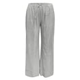 thumbnail image 5 of LWavelet Sequin Fabric Wide Leg Pants Women Party Festive Wear Gray M, 5 of 5