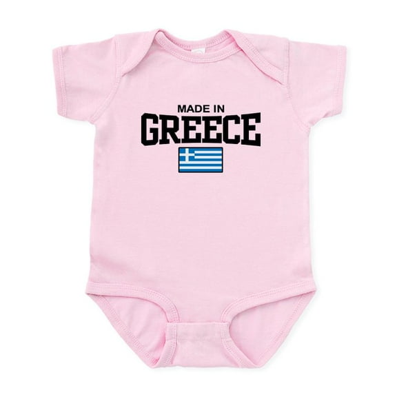 CafePress - Made In Greece Infant Bodysuit - Baby Light Bodysuit, Size Newborn - 24 Months