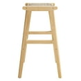 thumbnail image 4 of Modway Saoirse 29.5" Fabric & Wood Bar Stool in Natural (Set of 2), 4 of 10
