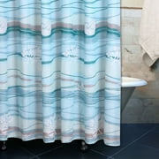 Greenland Home Fashions Maui Coastal Shower Curtain, 72x72-inch