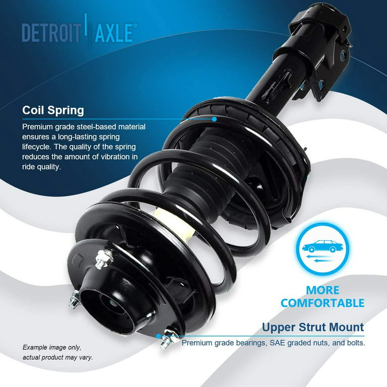 Detroit Axle - Complete Front and Rear Automotive Replacement Struts With  Coil Spring Assembly Replacement For 2000 2001 2002 2003 2004 2005
