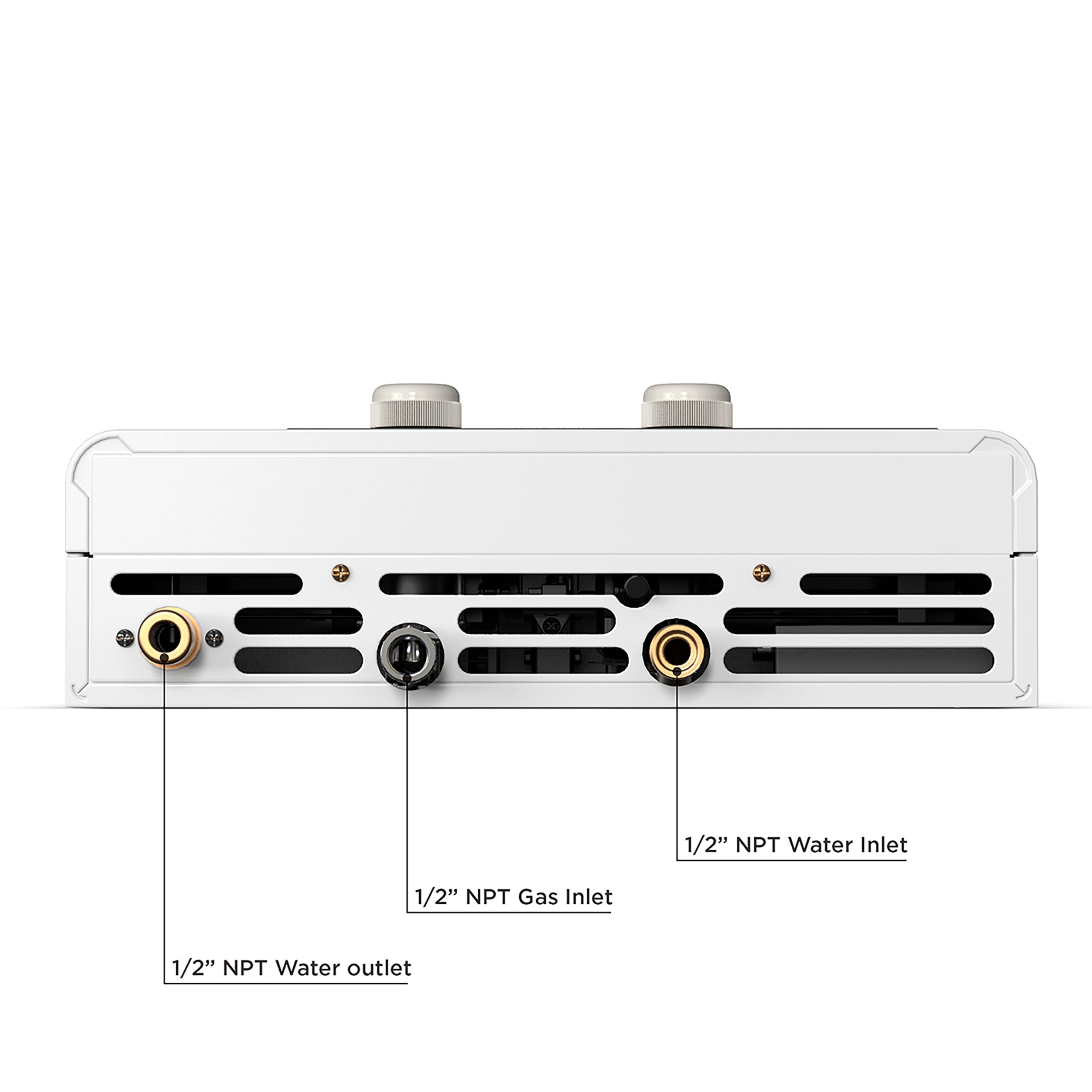 Eccotemp Liquid Propane Water Heater for Indoor, 40 GPM Capacity with Accessories 6 Piece Pack