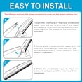 thumbnail image 5 of Windshield Wipers Replacement for Jeep Renegade 2015-2024 Fiat 500X 2015-2023 All Weather Winter Original Equipment Rear Wiper Set 10""(Pack 1), 5 of 9
