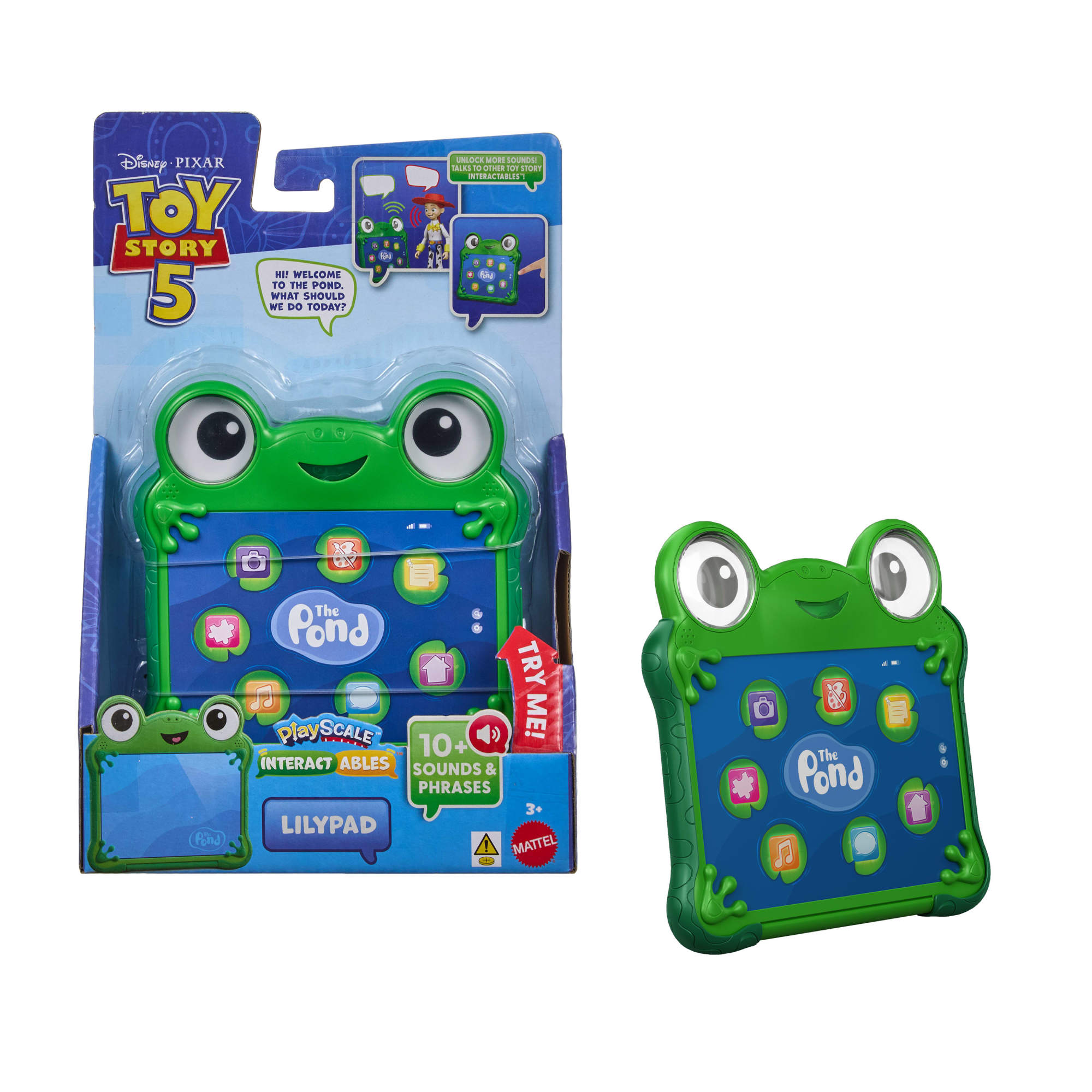 Disney and Pixar Toy Story 5 Interactables Lilypad, 6 Inch Figure, Movie Phrases & Cross Talk
