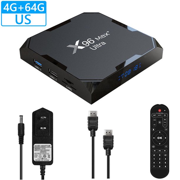 11 Smart TV Box 8k HD Media Player 2.4G/5G Dual Set Top 4GB 32/64GB Con Control Remoto