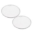 thumbnail image 1 of Oleegame 2PC Vegetable Peeler Stainless Steel Outdoor Home Cooking Stainless Steel Barbecue Rectangular Semicircular Multi Shape Multi Size Storage Barbecue Net, 1 of 4