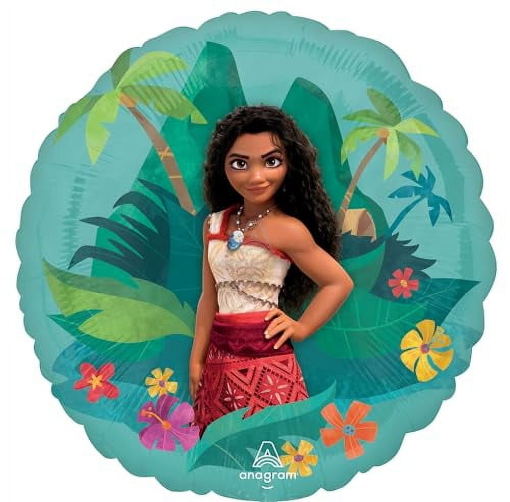 Moana's Birthday Party Supplies Airloonz and Foil Balloon Bouquet Decorations