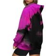 thumbnail image 5 of UPPADA Womens Graphic Hoodies Spring Fall Casual Long Sleeve Hooded Sweatshirts Trendy Loose Fit Pullover Tops Women Hoodies Graphic Hot Pink,L, 5 of 7