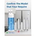 thumbnail image 5 of Sudon EDR1RXD1 Water Filter 1 Compatible with Whirlpool Refrigerator Everydrop 1 W10295370A W10295370 WHR1RXD1 Replacement for Kenmore 46-9081 46-9930 P5WB2L P8RFWB2L P8WB2L P4RFWB Ice Filters 3-Pack, 5 of 7