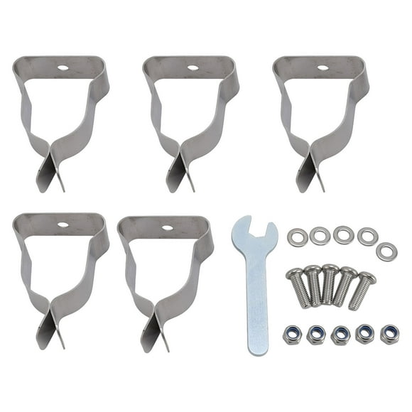 Window Well Cover Clamp, Window Well Cover Hardware Kit Secure Fastening Cold Rolled Steel for Home