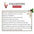 thumbnail image 4 of Christmas Sale! Christmas Pathway Lights Markers, Solar Waterproof Landscape Lights Decor with Snowman Santa Outdoor for Indoor, Outdoor, Walkway, Patio, Yard, Garden, Lawn Christmas Decorations, 4 of 8