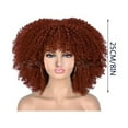 thumbnail image 2 of Puntoco Peluca de moda con pelo rizado, explosión, seda de alta temperatura, malla rosa, peluca con cubierta para toda la cabeza, 2 of 2