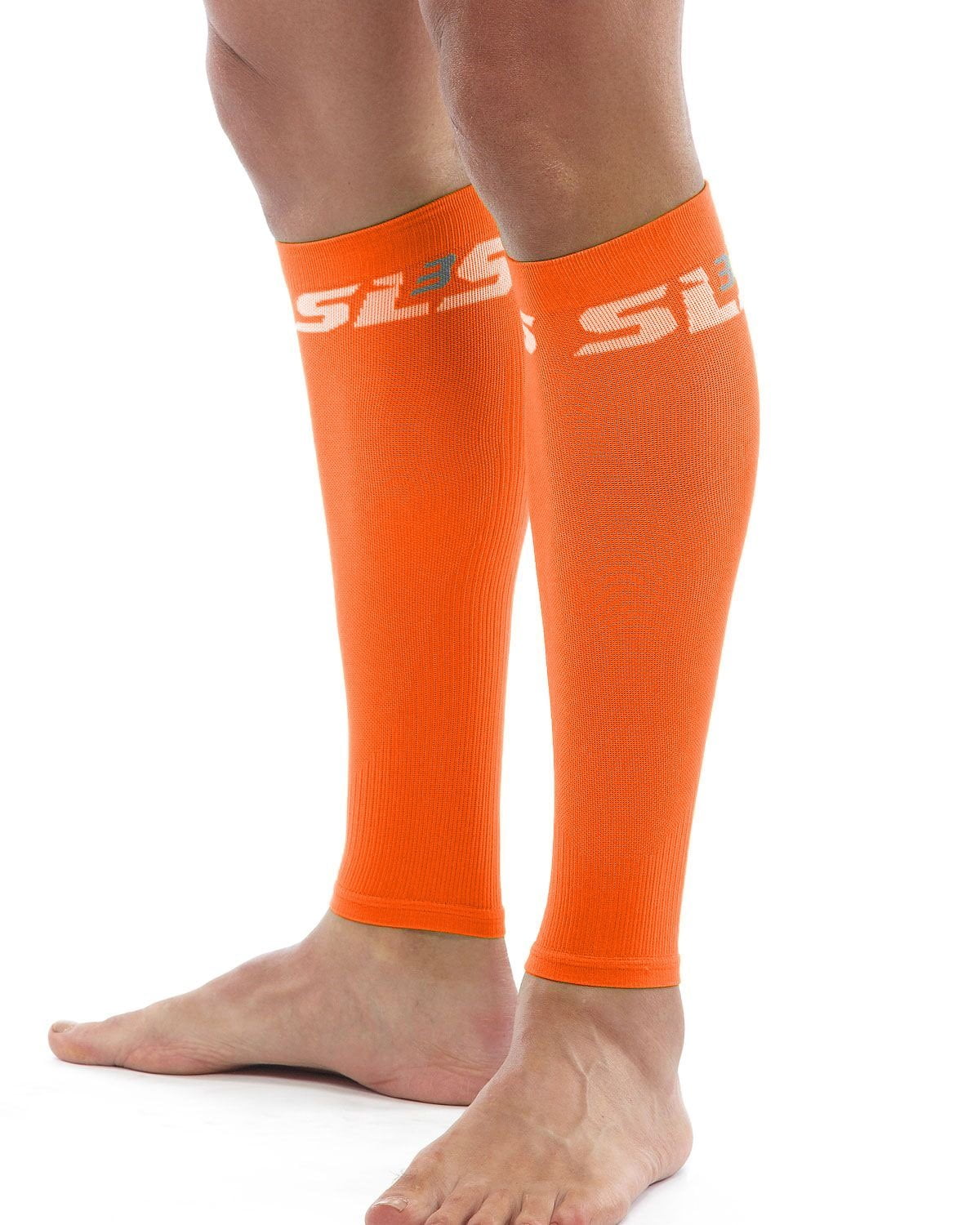 SLS3 FXC Compression Sleeves For Men And Women Orangina L/XL (Calf