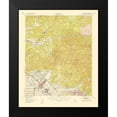 thumbnail image 2 of USGS 12x14 Black Modern Framed Museum Art Print Titled - San Fernando California Quad - USGS 1955, 2 of 5