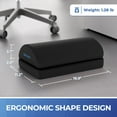 thumbnail image 3 of Foot Rest for Under Desk at Work-Versatile Foot Stool with Washable Cover-Comfortable Footrest with 2 Adjustable Heights for Car,Home and Office to Relieve Back,Lumbar,Knee Pain-Black, 3 of 6