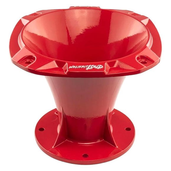 DS18 Audio PRO-HA102RD 2 & 4.84 Po. Klaxon en Aluminium à Boulon Pro, Rouge