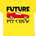 thumbnail image 4 of Inktastic Future Pit Crew Red Race Car Boys or Girls Baby Bodysuit, 4 of 5