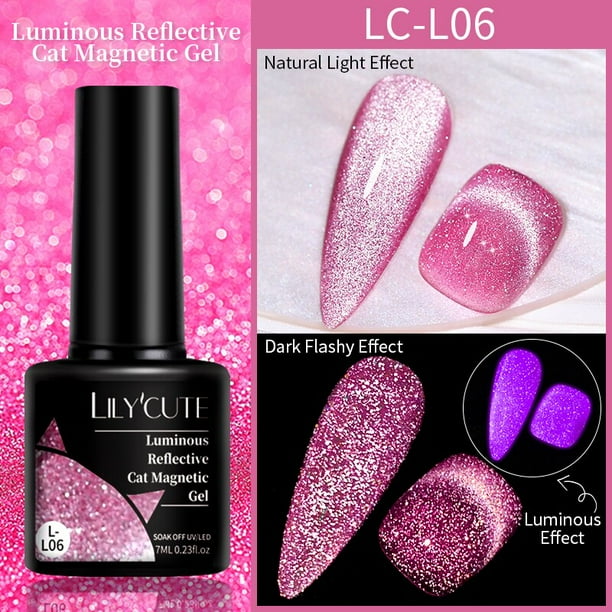LILYCUTE 7ML gato esmalte de uñas de Gel magnético patrón de hilo de concha de perla 9D brillo semipermanente barniz para decoración de uñas Tan Jianjun unisex