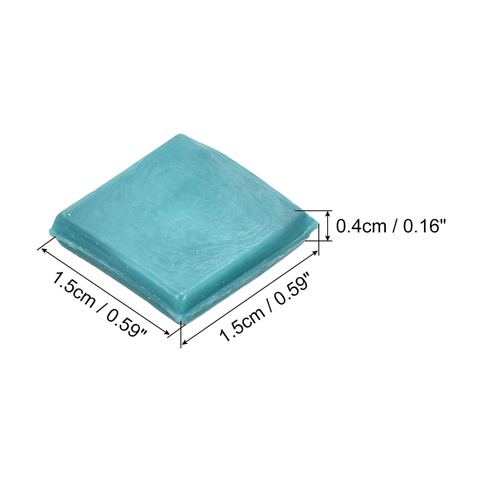 Uxcell 260Pcs Mosaic Tiles, Micro Glass Tiny Mini Mosaic Tile DIY Hobbies Handmade Crystal Free Stone Deep Mint Green