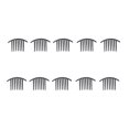 thumbnail image 2 of Accesorios para el cabello Updo, 10 piezas de clip de horquilla para el cabello, peine lateral de plástico para el cabello, peine lateral optimizado para la excelencia, 2 of 8