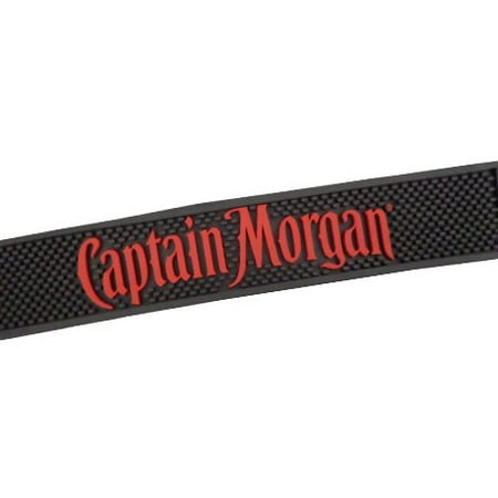 Black Bar Rail Runner Drip Mat Black Red 1 Professional Grade
