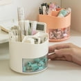 thumbnail image 3 of HBBKVI Pencil Holder with Drawer, 360 Degree Rotating Pen Holder for Desk Office, Makeup Brush Holder Pen Organizer, 3 of 7