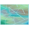 thumbnail image 1 of Ahgly Company Machine Washable Indoor Rectangle Transitional Cadet Blue Green Area Rugs, 8' x 12', 1 of 7