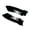 Black-Glossy black, variant on Rear Bumper Splitter Canards Side Spoiler Diffuser Body Kit for BMW X3 G01 LCI M Sport 2022 onwards