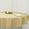 thumbnail image 5 of BalsaCircle 10 Pieces 70" Champagne Round Polyester Tablecloths Fabric Table Cover Linens, 5 of 8