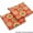 Farrington Terrace, variant on Blazing Needles 93454-2CH-REO-41 20 x 19 in. Patterned Outdoor Spun Polyester Chair Cushions, Farrington Terrace Grenadine - Set of 2