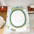 thumbnail image 5 of jejeloiu Kawaii Dinosaur Twin Sheet Sets,Hawaii Coconut Tree Bedding For Dino Boys 3 Pieces, 5 of 7
