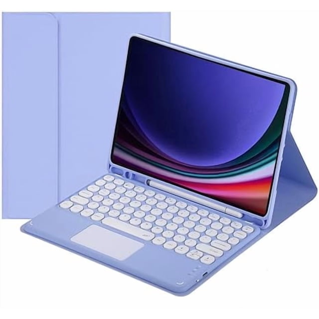 Samsung Galaxy Tab S9 FE 10.9-inch/Galaxy Tab S9 11 inch 2023 touch keyboard case (purple)