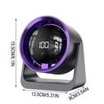 thumbnail image 4 of Sentmoon Handheld Fan Small Fans Portable Desktop Mini Fan with Turbine Digital Display Clip-on Suitable for Offices Students and Dormitories Mini USB Rechargeable, 4 of 9