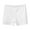 White, variant on XBASW Toddler Kids Girls Bike Shorts Workout Sports Shorts Soild Color Summer Cotton Short 2-12T