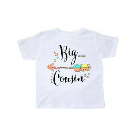 

Inktastic Big Cousin- dots and arrow Gift Toddler Boy or Toddler Girl T-Shirt