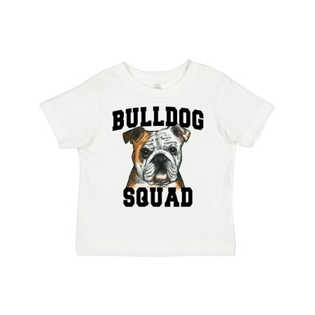 

Inktastic Dog Bulldog Squad Gift Toddler Boy or Toddler Girl T-Shirt