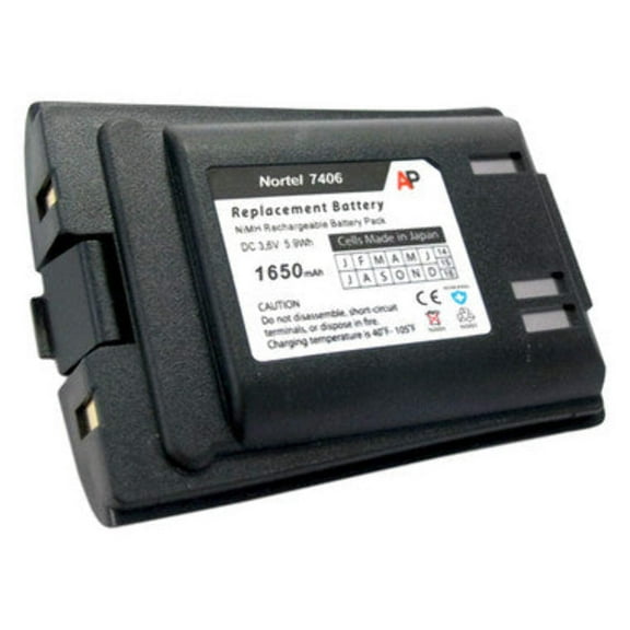Replacement Battery for Nortel Norstar T7406 Phones. 1650mAh