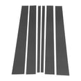 thumbnail image 1 of Moldura de ventana de pilar de puerta Unique Bargains para Ford Expedition 1997-2017, pegatina anti-rayones para los postes de la puerta exterior, 6 piezas, patrón de fibra de carbono negro, 1 of 7