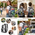 thumbnail image 5 of ZUXONGSY Cat Daisy Print Clear Backpack 3 Piece Set for School, Transparent Bookbag with Mesh Pockets, Lightweight Clear Backpack for Student Daily Use, 5 of 5