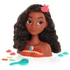Disney Princess Moana Stying Head, 14-pieces, Officially Licensed Kids Toys for Ages 3 Up, Gifts and Presents