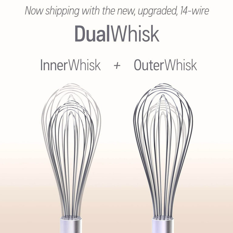 Deals on Whisk Wiper Pro Bundle - Also Includes Whisk Wiper And MINI -  Clean A Whisk Without The Mess - Includes 11 And 8 Stainless-steel Whisk  Color Red