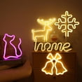 thumbnail image 2 of Letrero de neón LED para pared, decoración de dormitorio, lámpara de noche colgante de arcoíris, decoración de fiesta en casa, vacaciones, regalo de Navidad, flamenco ACTIVE Biensenido a ACTIVE, 2 of 5