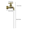 thumbnail image 2 of Invisible Faucet Fountain Floating Tap Yard Art for Home Decor, Metal + Plastic, Circulating Water, 2 of 8