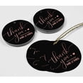 thumbnail image 4 of Inkdotpot Pack Of 50 Thank You From The New Wedding Favor Paper Tags Craft Real Rose Gold Foil Hang Tags, 4 of 6