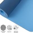 thumbnail image 3 of Non-Slip Yoga Mat with Alignment Marks '? Lightweight Exercise Mat with Carry Strap for Ho, 3 of 7