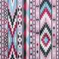 thumbnail image 1 of oneOone Velvet Baby Blue Fabric Tribal Craft Projects Decor Fabric Printed By The Yard 58 Inch Wide, 1 of 5
